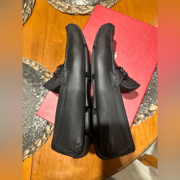 Ferragamo Mens front 4 Leather Drivers - Picture 9 of 10